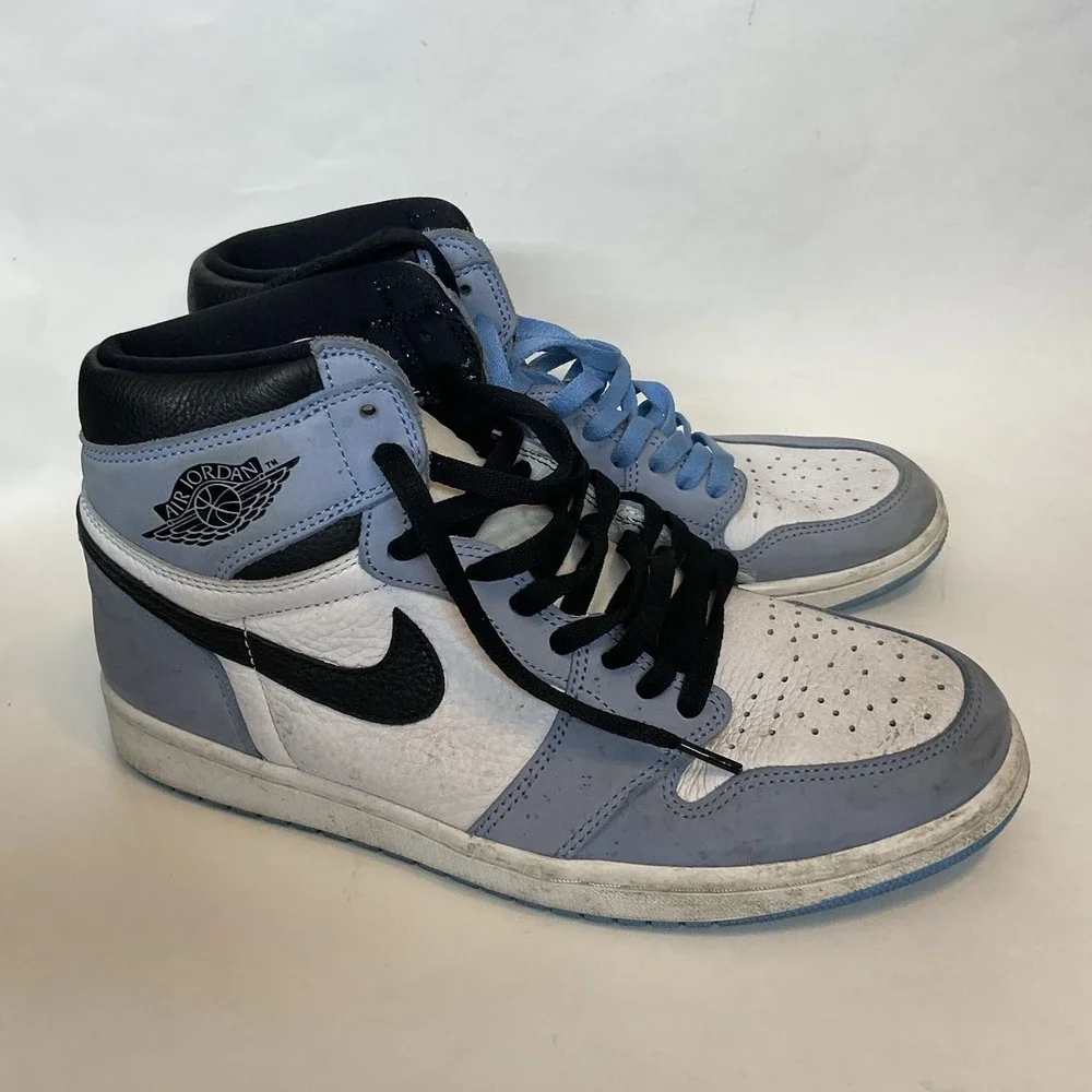 Nike Air Jordan 1 Retro OG High University Blue Sneakers Shoes‎ size 10,5